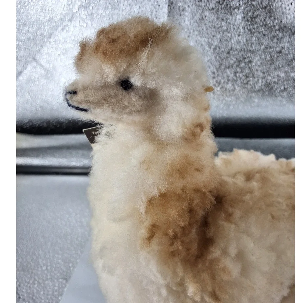 Ten Thousand Villages Handcrafted Peru Vicuna Wool Alpaca Plush Folk Art 7
